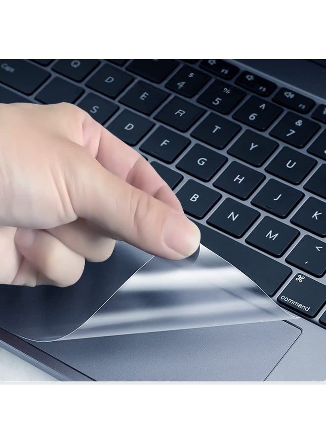 [2PCS] MacBook Pro 14 Trackpad Protector Cover for 2025-2021 MacBook Pro 14 inch M5 M4 M3 M2 M1 Chip A3112 A3434 A3401 A3185 A2918 A2992 A2442 A2779 Anti-Scratch Waterproof Touch Pad Skin Cover, Clear - Image 4